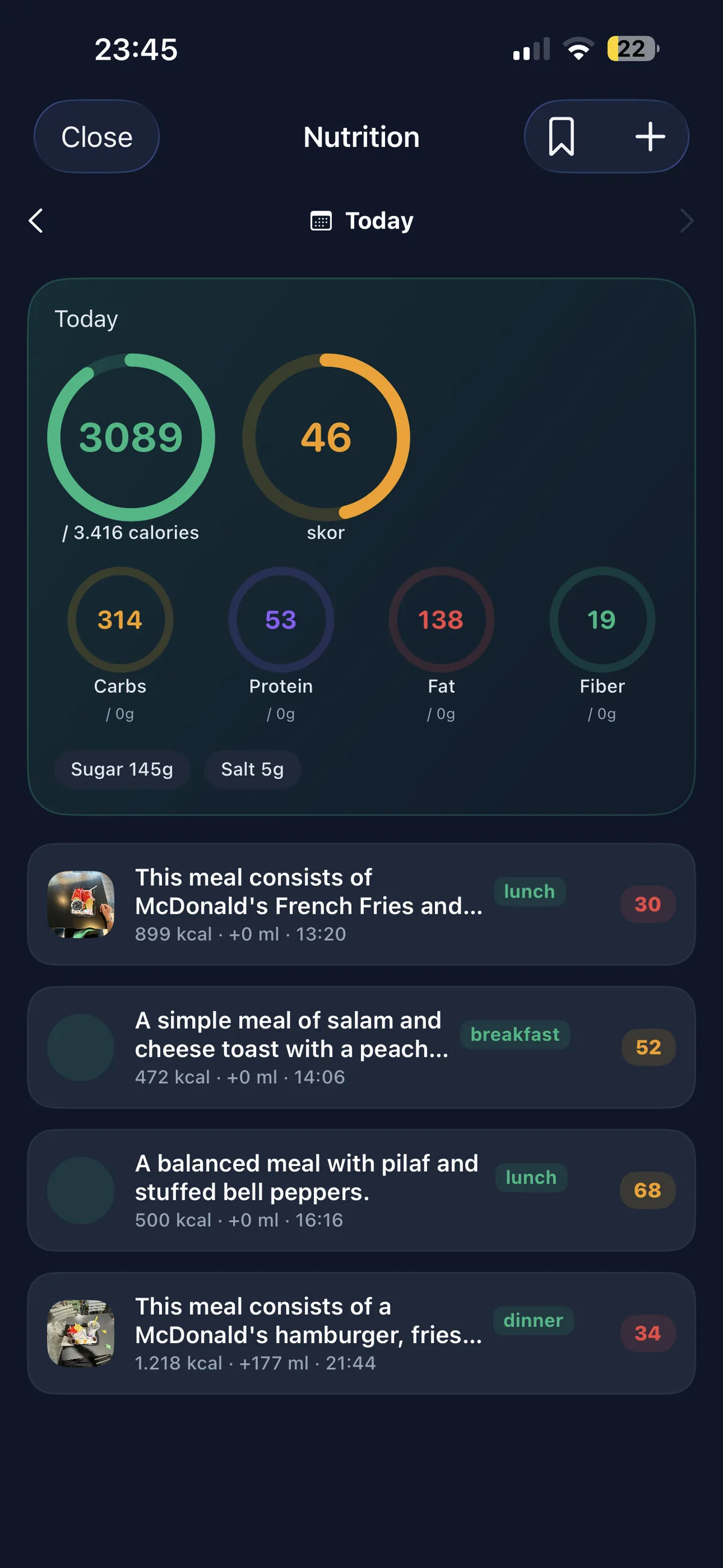 iOS — Розклад макросів